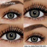 YICKYUE - Colored Contact Lenses for Eyes Natural Eye Lenses Gray Contacts Green Eye Lens Blue Eye Lens Fashion Lenses 1Pair/2Pcs
