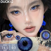 YICKYUE - 1 Pair Color Contact Lenses Korea Fashion Blue Lenses for Eyes Diopters Myopia Contact Soft Lenses Yearly Fast Shipping