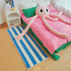 YICKYUE - Bedroom Rug Room Decor Carpet Bedside Mat Home Decoration Yellow Floor Mats Soft Fluffy Plush Long Area Rugs