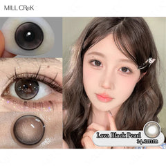 YICKYUE - 1 Pair New Color Contact Lenses for Eyes With Degree Myopia Lenses Natural Blue Eye Lens High Quality Korean Lenses