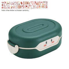 Kawaii Bento Lunch Box 780ml Cartoon Plastic Bento Box Cute Food Storage Container Microwave Rice Box Tableware Food Container
