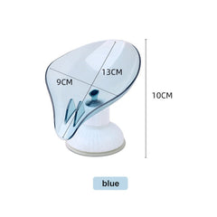 Tree Leaf Laundry Soap Dish Toilet Soap Shelf Vertical Suction Cup Wall Hanging Soap Holder Punch-free Water-free Storage Box