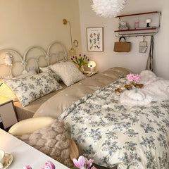 Yickyue NEW Printing Bedding Set Pure Cotton Quilt Cover Set Single Double Queen Size Duvet Cover Set High Quality Bedding Cover Set
