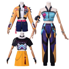 YICKYUE Rumi Zoey Mira Cosplay Costume Adult Women Halloween Cosplay Outfits for Party