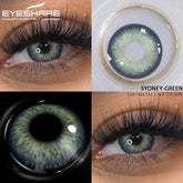 YICKYUE - 1Pair Fashion Color Contact Lenses for Eyes Blue Lenses Green Eye Lens Gray Pupils Brown Contacts Yearly Color Eye Lens
