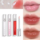 Yickyue Mirror Water Lip Gloss Lip Glaze Transparent Glass Lip Oil Waterproof Lasting Liquid Lipstick Lip Gloss Lips Makeup Cosmetics