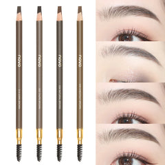 YICKYUE - 2 in 1 Eyebrow Pencil Tattoo Professional Microblading Pen Waterproof Eyebrow Enhancers Sweat Proof Natural Lasting Eyebrow Pen