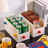 YICKYUE - Creative Cream Style Dopamine Living Room Dormitory Desktop Storage Box Office Cosmetics Premium Desktop Solid Color Storage Box