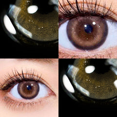 YICKYUE - 2Pcs/Pair starlight Series Colored Contact Lenses Eye Tricolor Contact Lenses moonlight Beautiful pupil Make up Contact Lens