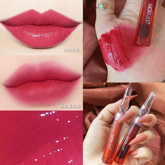 WODWOD Water Mist Velvet Lip Glaze Matte Moisturizing Long-lasting Non-fading Non-stick Cup Nude Makeup Waterproof Lip Makeup