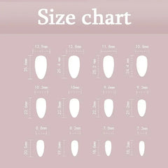 YICKYUE - French Fresh Green White Daisy Rhinestone Almond Shape Fake Art Nails Fashion Detachable Finished False Nail Press on Nail Glue