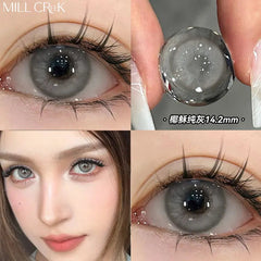 YICKYUE - 1 Pair Color Contact Lenses for Eyes Cosmetic High Quality Blue Lenses Green Contact Fashion Cosmetic Eye Contacts