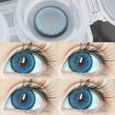 YICKYUE - 1 Pair Fashion Korean Lenses Colored Contact Lenses for Eyes with Diopter High Quality Beauty Pupil New Fast Shipping