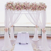 10m 48/72cm Wedding Decoration Crystal Tulle Roll Organza Fabric For DIY Wedding Arch Chair Backdrop Birthday Party Decoration