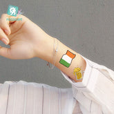 Waterproof Temporary Tattoo Sticker St Patrick Day Body Art Fake Tattoo Flash Tattoo Wrist Arm Face Sticker Female Male