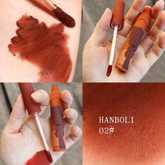 5 Colors Velvet Lip Gloss Waterproof Matte Clay Liquid Lipstick Makeup Long Lasting Not Fading Sexy Lip Tint Glaze Cosmetic