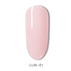 SKVP Clear Nail Varnish Mousse solid UV Gel Nail Polish 10ML Jelly Pink Nude Color Soak off UV LED Nail Art Gel