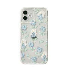 Original cute duck flower soft silicone cartoon phone case for iphone 12 mini xsmax 7 plus 8 11 pro max x xr lovely capa shell