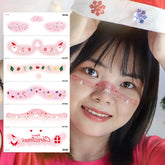 YICKYUE - Waterproof & Temporary Face Tattoo Cartoon Kids Christmas Skin Tattoo Sticker for Party Christmas Festive Body Tattoo Gift for H