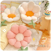 2022 NEW 65cm Cushion Pillow Beautiful Colorful Flower Plush Toy Soft Cartoon Plant Cushion Sofa Kids Lovers Birthday Gift
