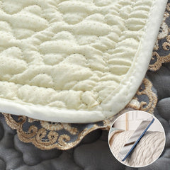 Four Seasons Jacquard Craft Luxury Atmosphere Sofa Cushion Lace Delicate Elegant Non-Slip Sofa Cover Living Room Cushion 1 piece
