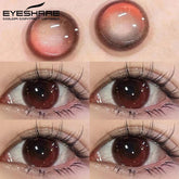 YICKYUE - 1 Pair New Colored Contact Lenses for Eyes Korean Lens Natural Big Eye Lenses Brown Lenses Blue Eye Contacts Red Lenses