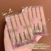 Lipstick Set 5 Color Matte Long Lasting Waterproof Non-Stick Cup Lip Glaze Not Easy To Fade Red Lips Lip Tint Cosmetic Makeup