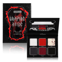 YICKYUE - Afflano 6 Colors Eyeshadow Palette Makeup Matte Shimmer Glitter Smokey Gothic High Pigmented Longlasting Eye Makeup Halloween