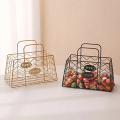 Handheld Coffee Capsule Storage Basket Candy Snack Storage Frame capsule organizer Fruit Basket Living Room Desktop Decoration
