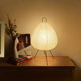 YICKYUE - Japanese Design Akari Wabi-sabi Yong Table Lamp Printed Rice Paper Lamp Bedroom Desktop Decoration Table Lamp Drop Shipping