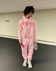 Hearujoy Harajuku Retro Goth Clothes for Women Pink Oversized Hoodie Hip Hop Gothic Print Hoodie Ladies Casual Y2k Tops Kawaii Clothes