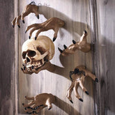Devil Claws Horror Evil Witch Arm Resin Ornament for Room Escape Game Garden Porch Wall Halloween Holiday Decor