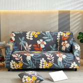 Flowers Pattern Elastic Sofa Cover Tight Wrap All-inclusive Slip-resistant Sofa Towel Sectional Couch Cover 1/2/3/4 seater