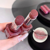 YICKYUE - Water Mirror Lipstick Lasting Non-stick Cup Moisturizing Crystal Jelly Pink Lipsticks Lip Tint Solid Lip Gloss Makeup Cosmetics
