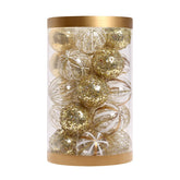 Yickyue Christmas Decorations Boutique Pet Painted Christmas Ball Set Christmas Tree Ornament Ball
