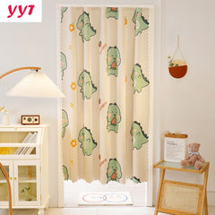 YanYangTian Thicker Velcro Door curtain ark curtain blackout shade Bedroom Partition space kitchen living room decoration