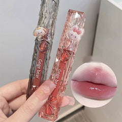 Yickyue New Glossy Mirror Lip Glaze Crystal Is Drilled, And The Glossy Lip Gloss White Colorfast. Lip Makeup Girls Korean Makeup 2023