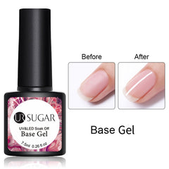 UR SUGAR Glitter Gel Nail Polish 7.5ml Gel All For Manicure UV Semi Permanent Gel Varnish Soak Off Nail Art Need Base Top Gel