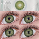 YICKYUE 1 Pair Colored Contact Lenses for Eyes Free Shipping Brown Lense Blue Lenses Gray Eye Contact Fashion Lenses Korean Lenses