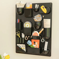 YICKYUE - Storage Rack for Wall Holder Offices Kitchens Organizer Workshops Bathrooms Children's Rooms Different Shapes Size Hooks Clips