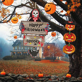 1pc Halloween Ornaments living room door window Happy Halloween pumpkin witch hat children's toy tag halloween decoration