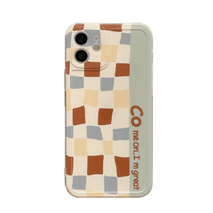 Great Chessboard cool phone case for iphone 7 x xs max x r 8 plus 12 mini 11 pro max cute shell funda conque cover