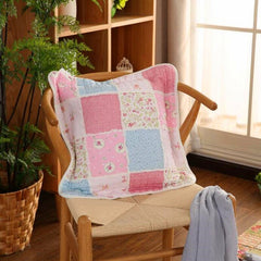 50*50cm Flower Square Cotton Throw Pillowcase Fabric with Cores Cushions Cute Pillows Lumbar Pillows Sofa Pillow Set Square