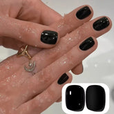 YICKYUE - 12ML 1PCS Black Nails Autumn Nails Whitening Popular Jelly Black Gel Nail Polish UV LED Light Nails Nail Supplies Nail Art