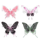 YICKYUE - New Color Butterfly Waterproof Temporary Tattoo Stickers Women Arm Chest Clavicle Girl Fake Tattoo Fashion Faux Tatouage Set