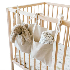 Bedside Storage Bag Baby Crib Organizer Hanging Bag for Dormitory Bed Bunk Hospital Bed Rails Book Toy Diaper Pockets Bed Holder