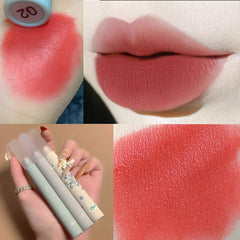 6 Colors Velvet Matte Lip Gloss Waterproof Pink Red Nude Liquid Lipsticks Long Lasting Makeup Pigment Lip Tint Cosmetics
