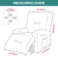 Spring Print Recliner Sofa Covers Elastic Armchair Lazy Boy Recliner Chair Covers Anti-slip Reclining Sofa Cover For Home Decor