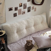 YICKYUE - Soft Plush Pillow Removable Bedside Cushion Ultra-long Bed Backrest Pillow for Couple Soft Sofa Waist Large Room Decoration 이불
