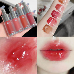 Yickyue New Bottle Lip Gloss Colored Moisturizing Lipstick Water Light Mirror Lip Glaze Nude Lip Oil Moisturizing Lip Care Cosmetics